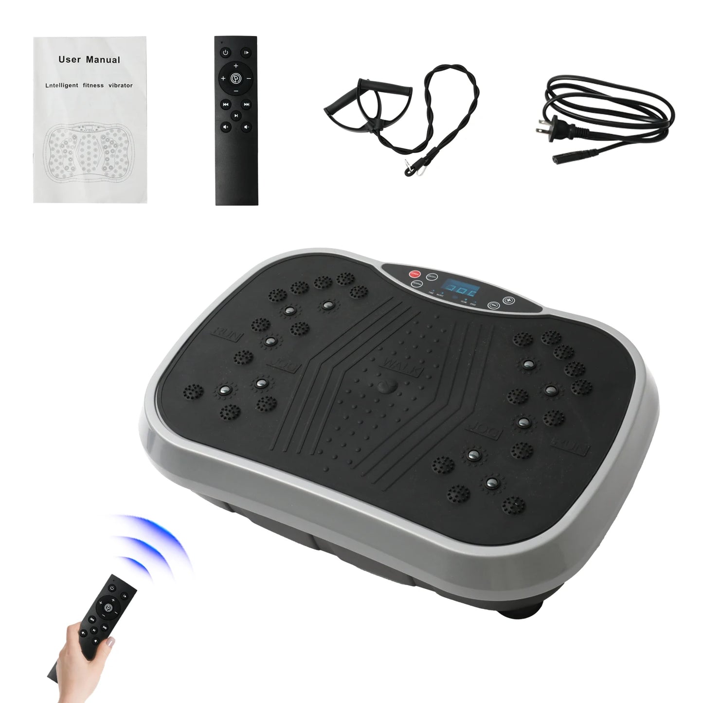 H Vibration Plate Exercise Machine Fat-Burning Home Fitness