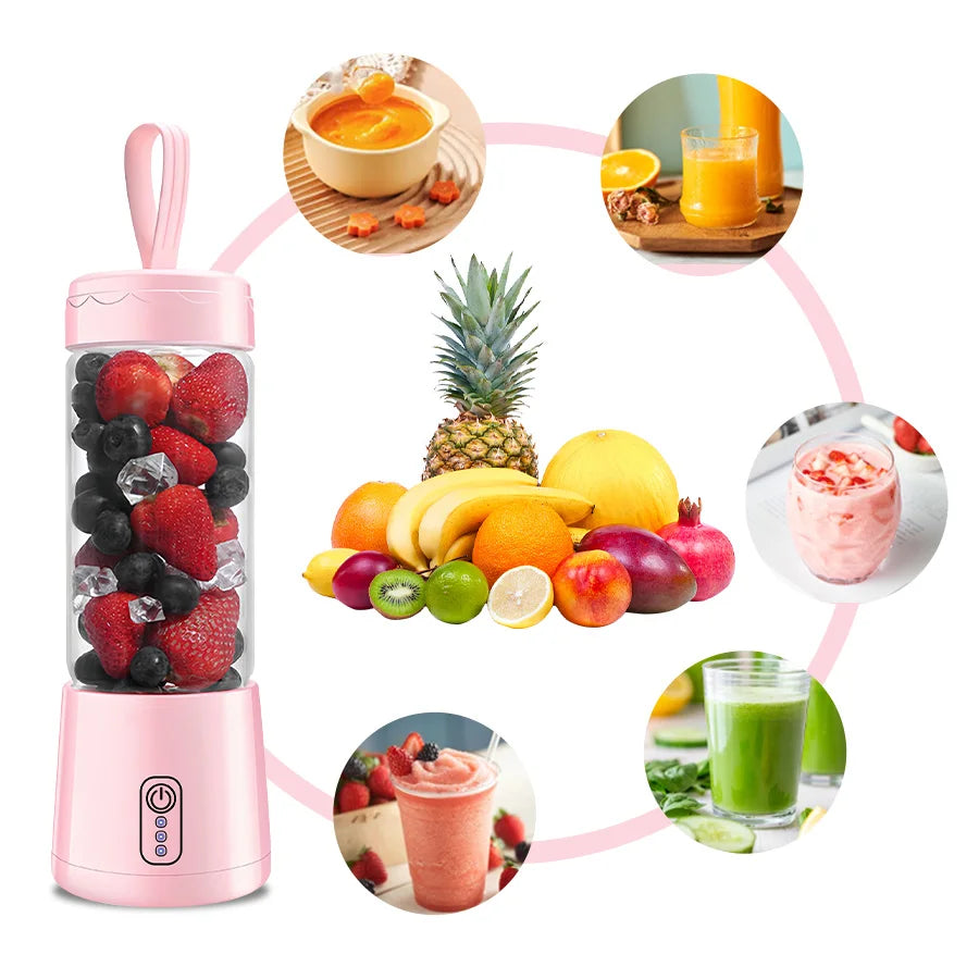 Portable Personal Smoothie Maker USB Rechargeable