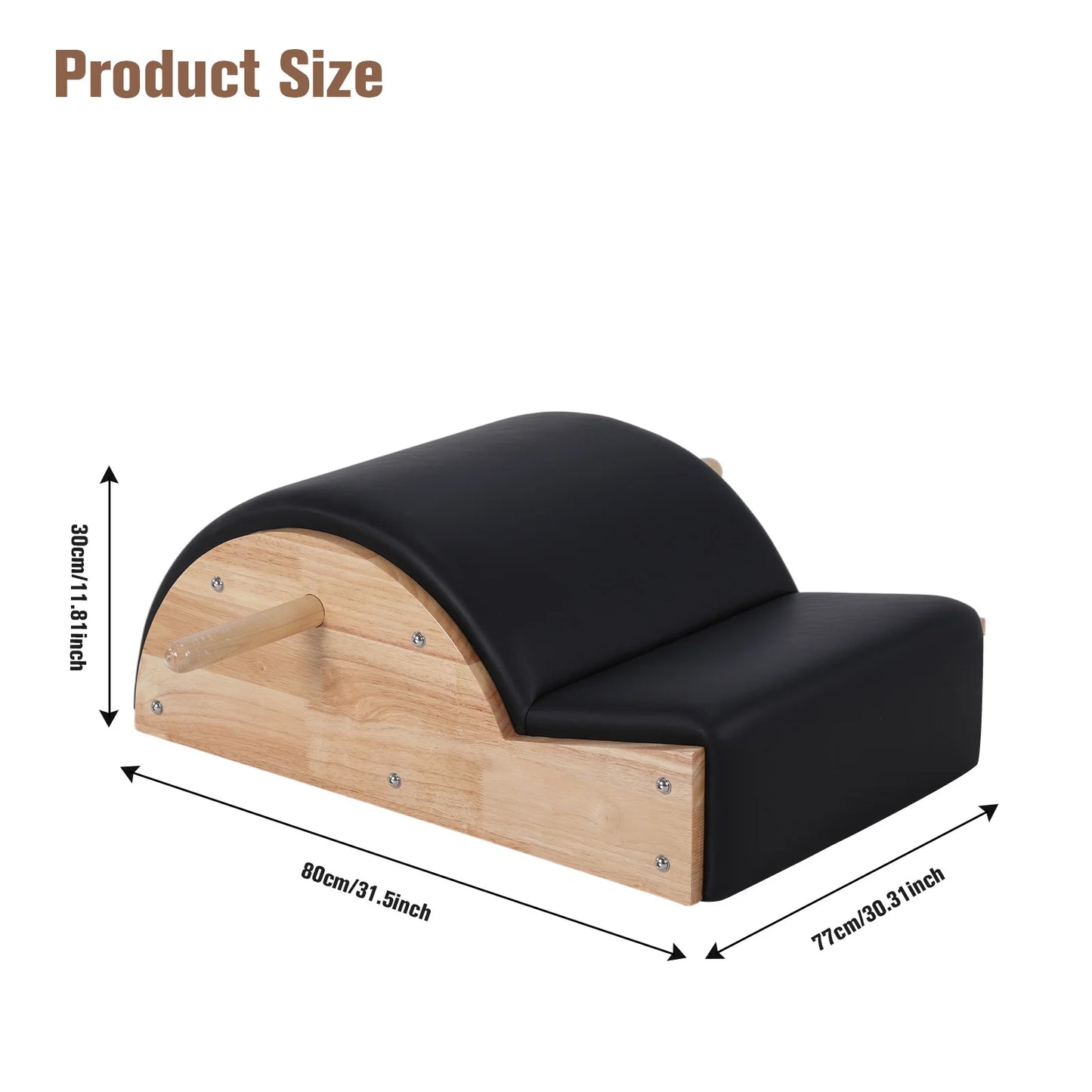 Pilates Arc Back-Stretcher In Solid Wood For Posture Flexibility