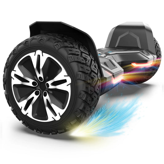 8.5 All Terrain Hoverboard With Bluetooth Speakers LED Lights UL2272 Certified