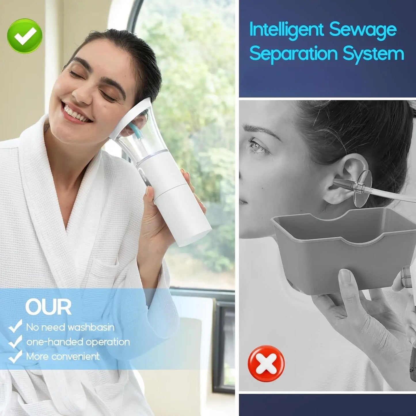 Portable Ear Wax Removal Device With Four Modes And Silicone Head For Safe Gentle Cleaning