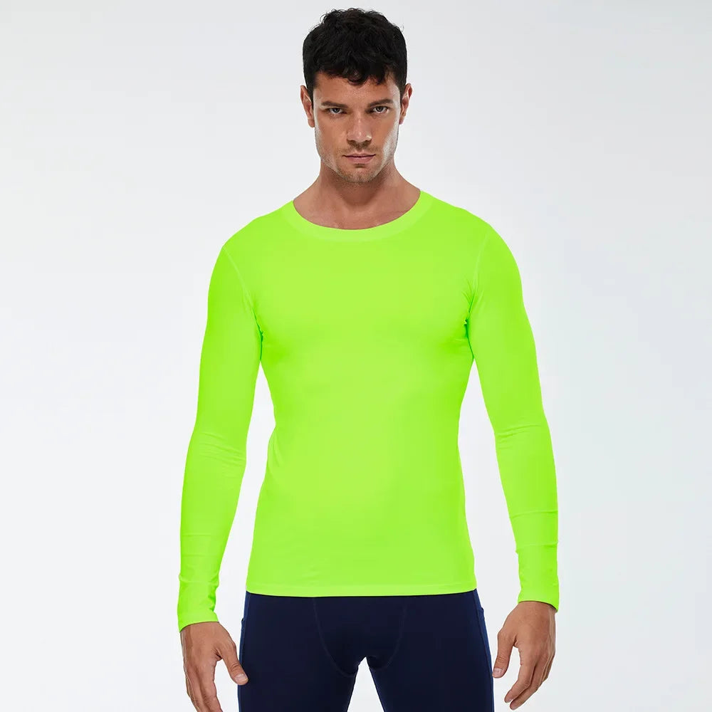 Guangdong Mens HighPerformance Compression Running T Shirt Premium QuickDry Fabric