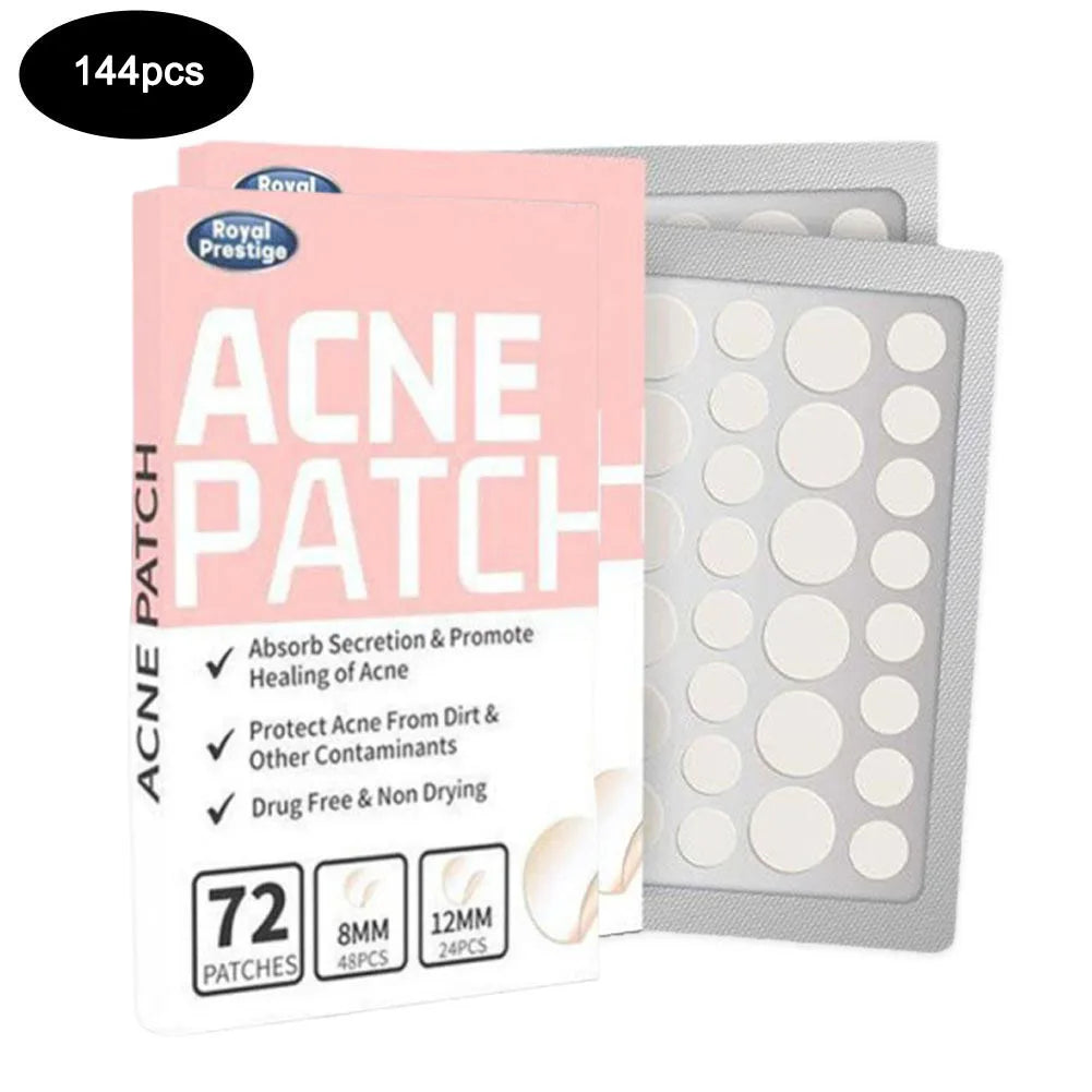 Eelhoe 72Pcs Invisible Salicylic Acid Acne Patches Waterproof Anti Acne Spot Treatment