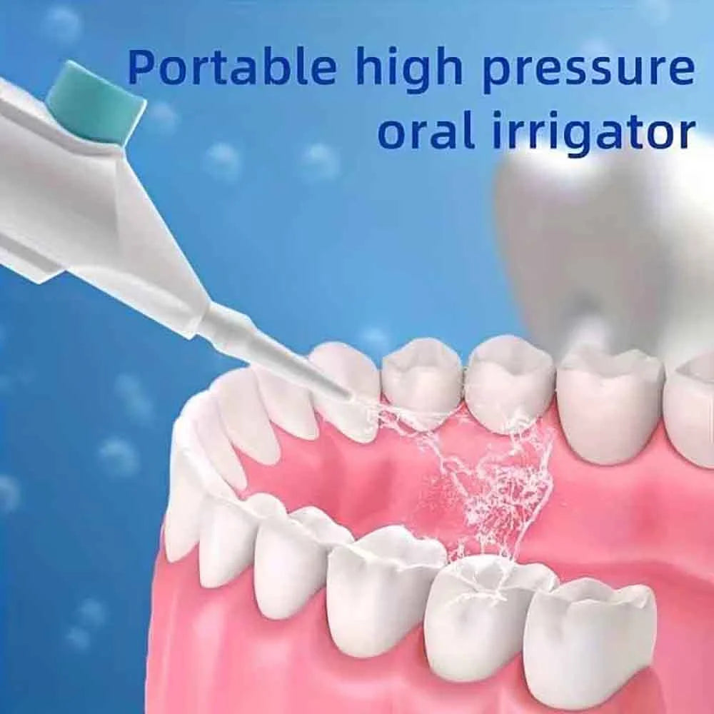 Portable High Pressure Water Flosser For Teeth Cleaning Oral Irrigator