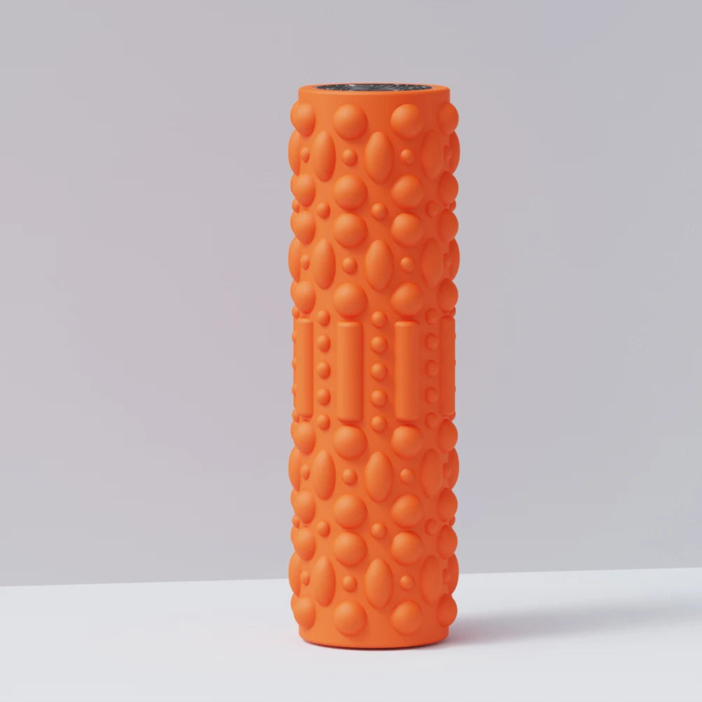 Electric Vibrating Foam Roller Massage Column 5 Modes Rechargeable Muscle Roller