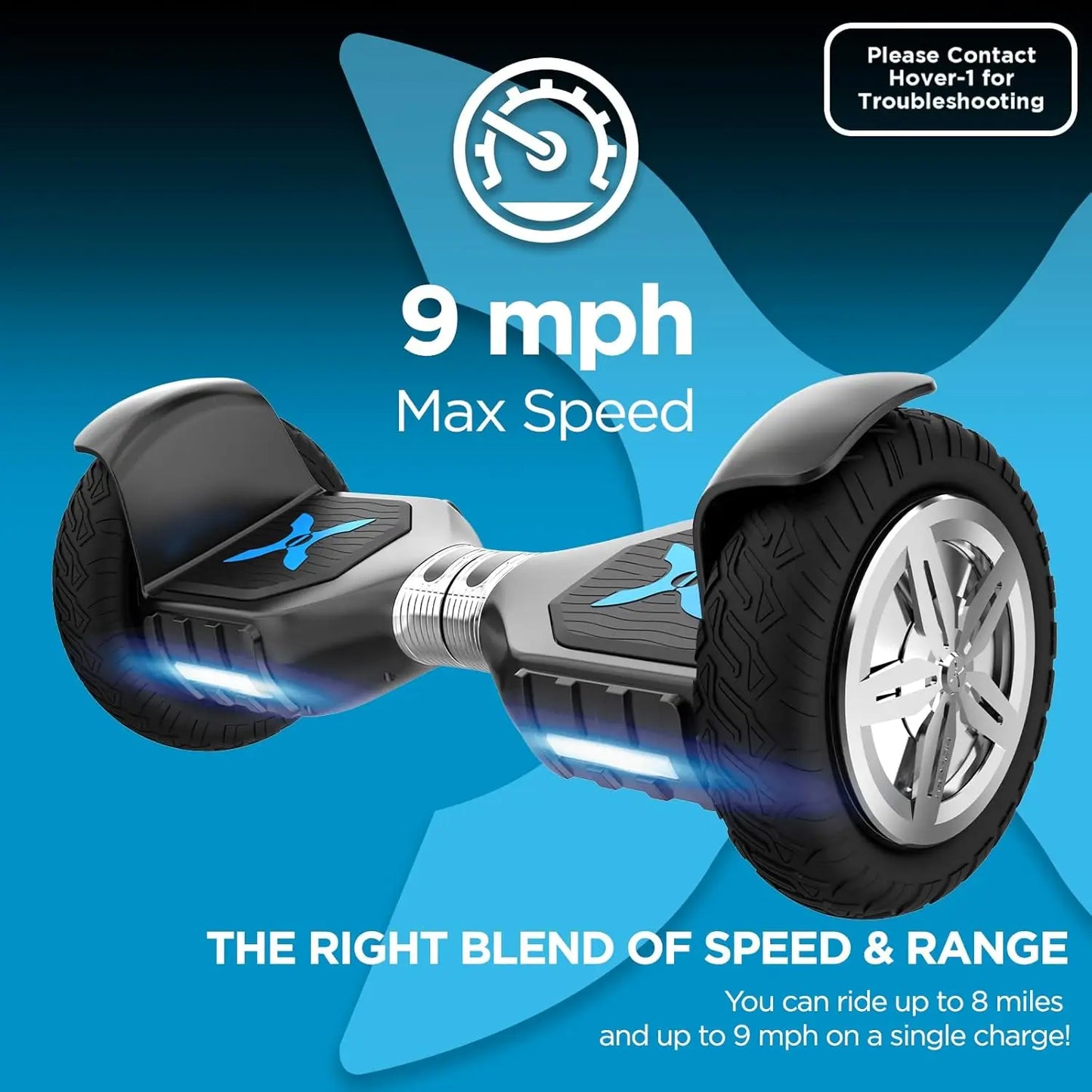 Hover 1 Ranger Pro Electric Self Balancing Hoverboard Black