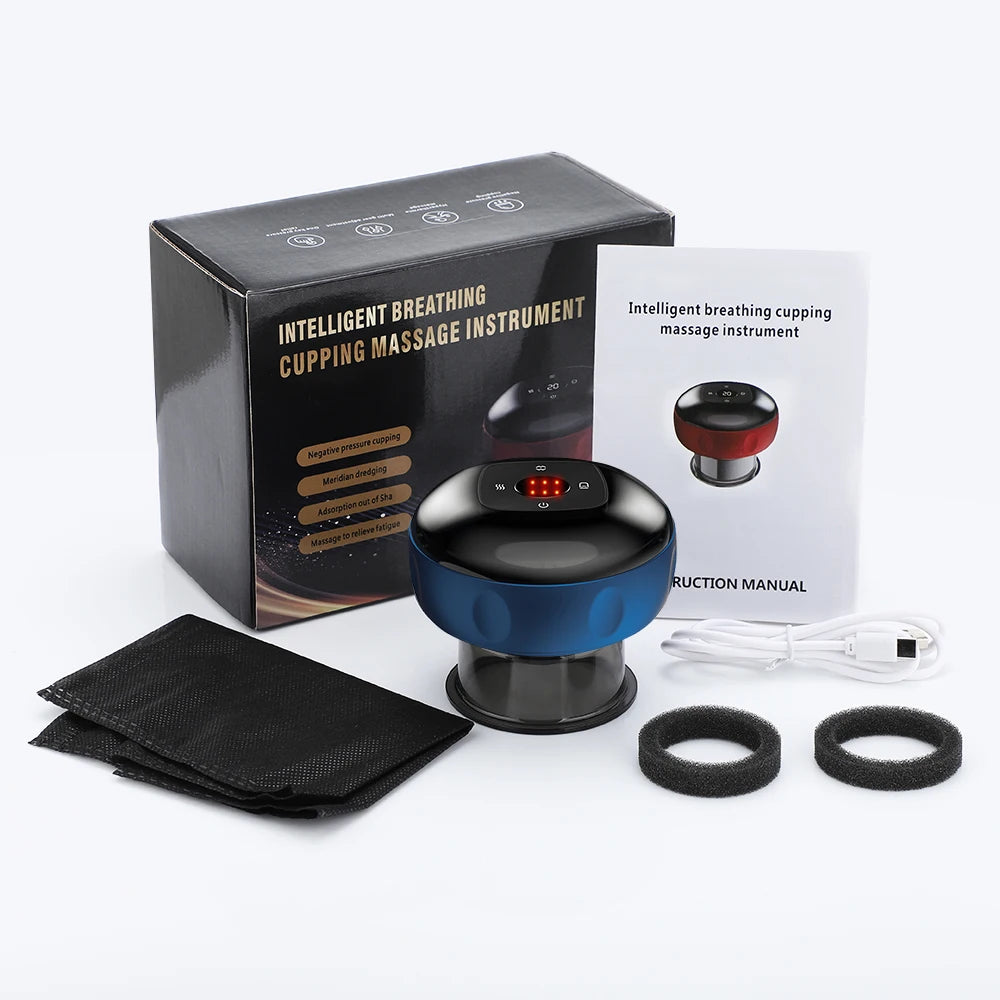 PastSky Electric Heating Vacuum Cupping Massage Device for Health