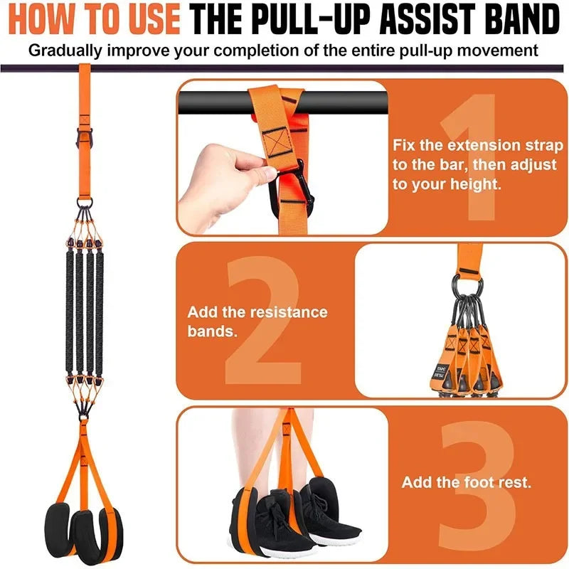 Pull Up Assistance Bands Set for Pull Ups Chin Ups