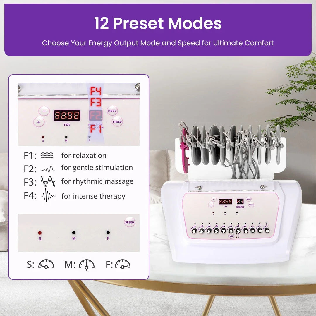 MyChway EMS Muscle Stimulator For Women Noninvasive Abdomen Hips RelaxationTherapy