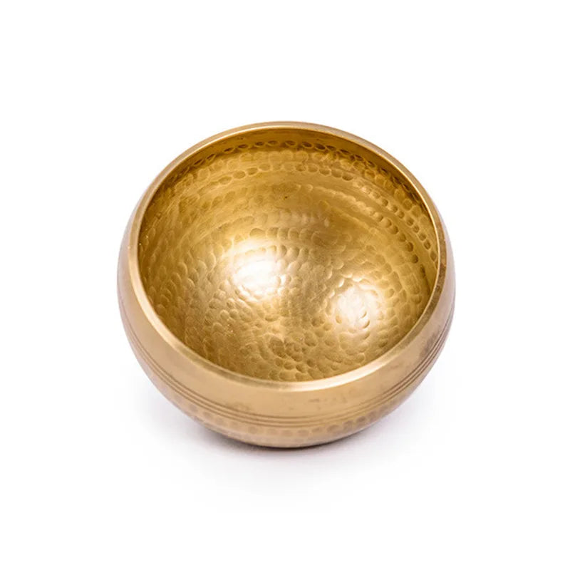 Tibetan Brass Singing Bowl Handmade for Sanskrit Yoga Meditation Healing