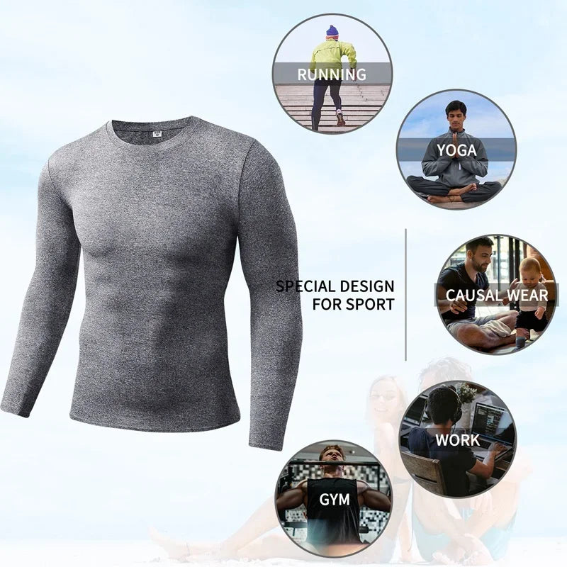Guangdong Mens HighPerformance Compression Running T Shirt Premium QuickDry Fabric