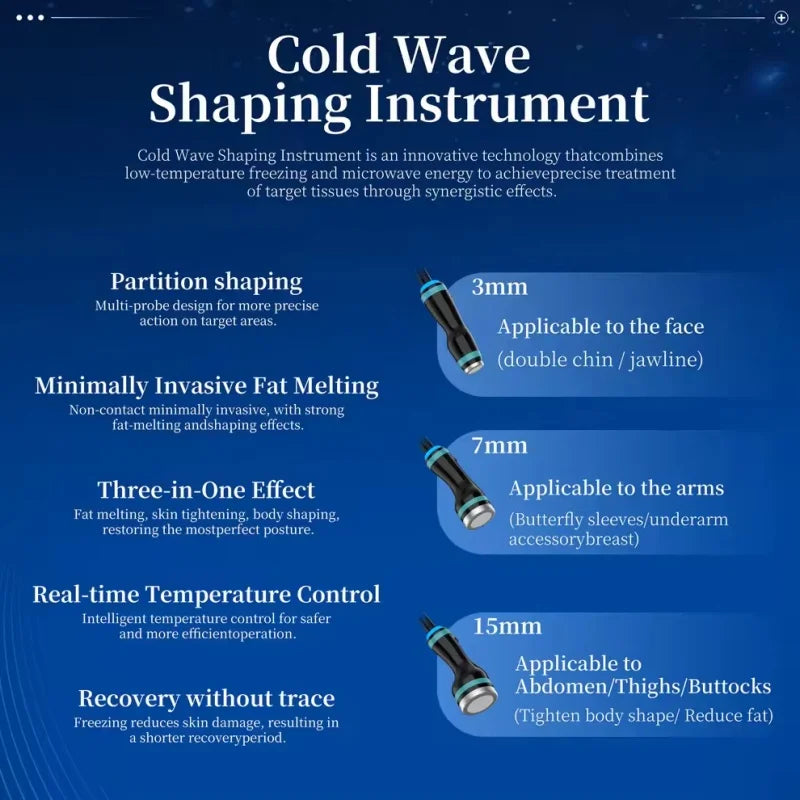 Onda Ice Microwave Skin Tightening Machine For Body Contouring