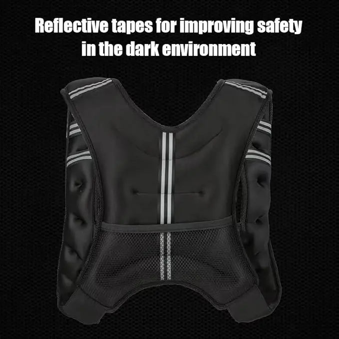 Weighted Vest For Training And Cardio 12-30 Lbs Included