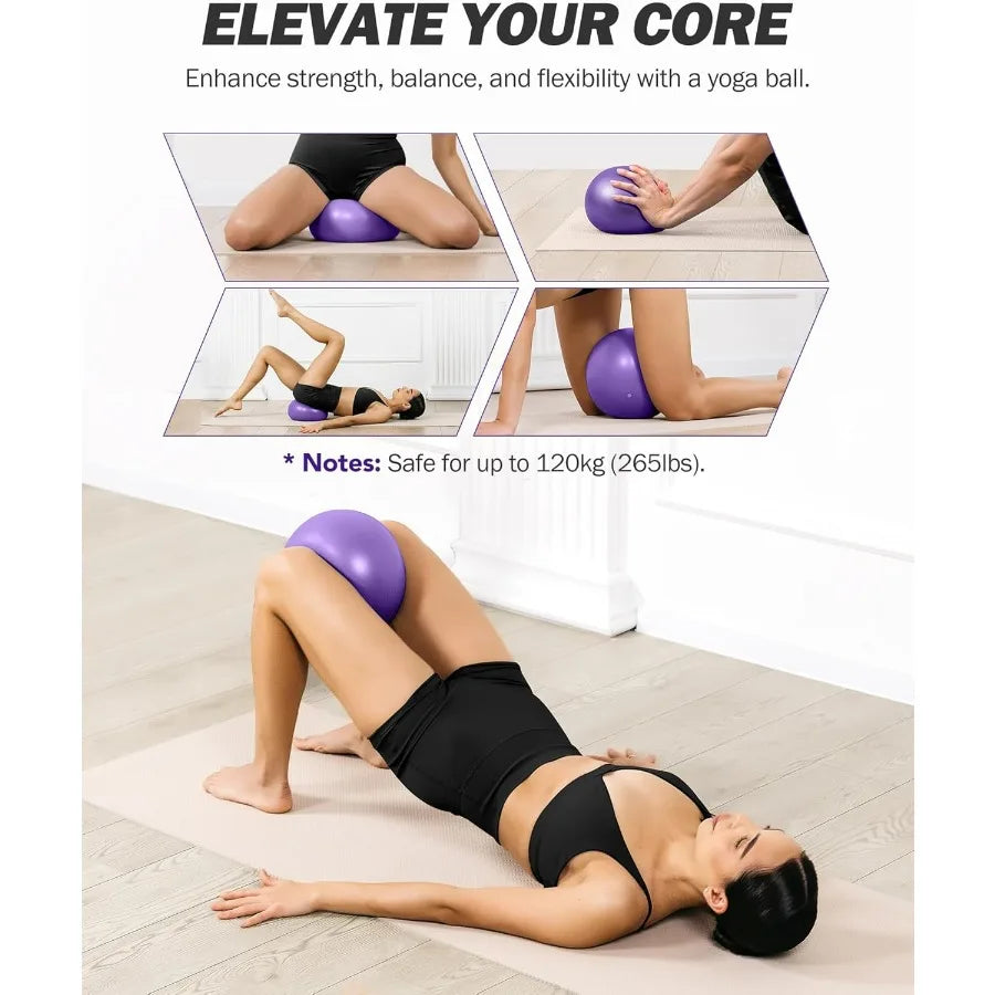 Pilates Bar Kit With Resistance Bands Stainless Steel