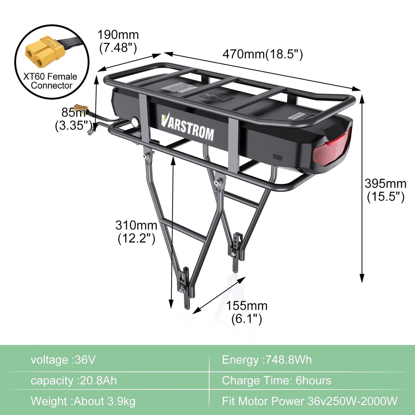 Original Ebike Battery 52V 48V 36V Hailong 18650 21700 Pack For Bafang Tongsheng