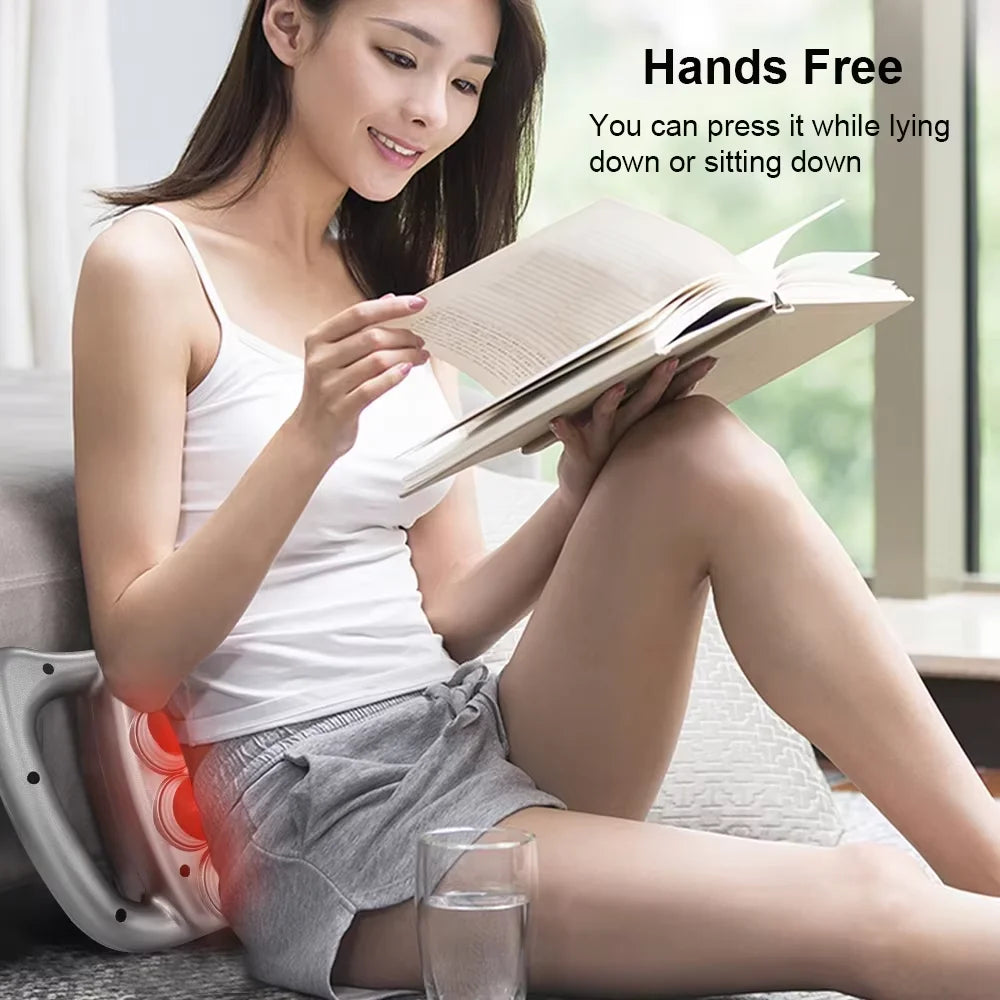 Professional Fascia Gun 16 Head Muscle Massager Deep Tissue Vibration Relief