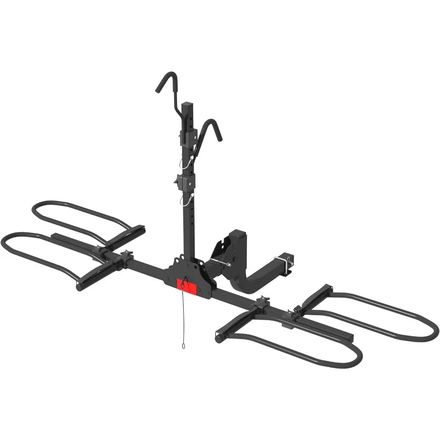 Hitch Bike Rack Wobble Free Tilting Folding Fat Tire Ebike Carrier 2 Bike 200 Lb