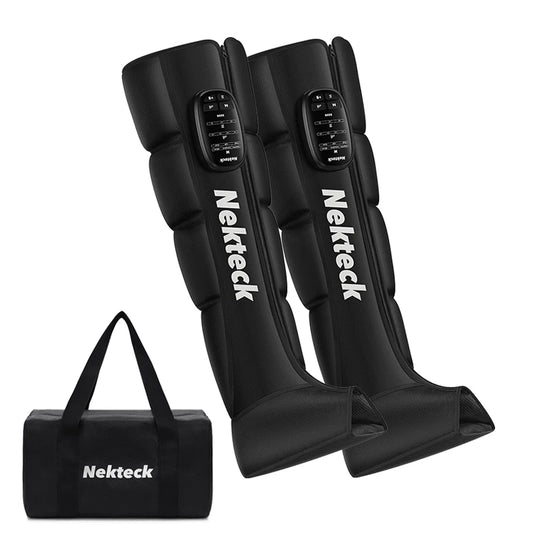 Nekteck Cordless Air Pressure Leg Massager Foot Boots Kneading Squeeze Bag