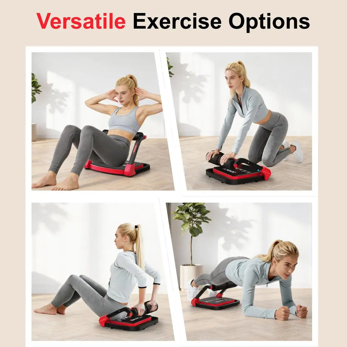 Relife Foldable Abdominal Trainer Sit Up Workout Machine