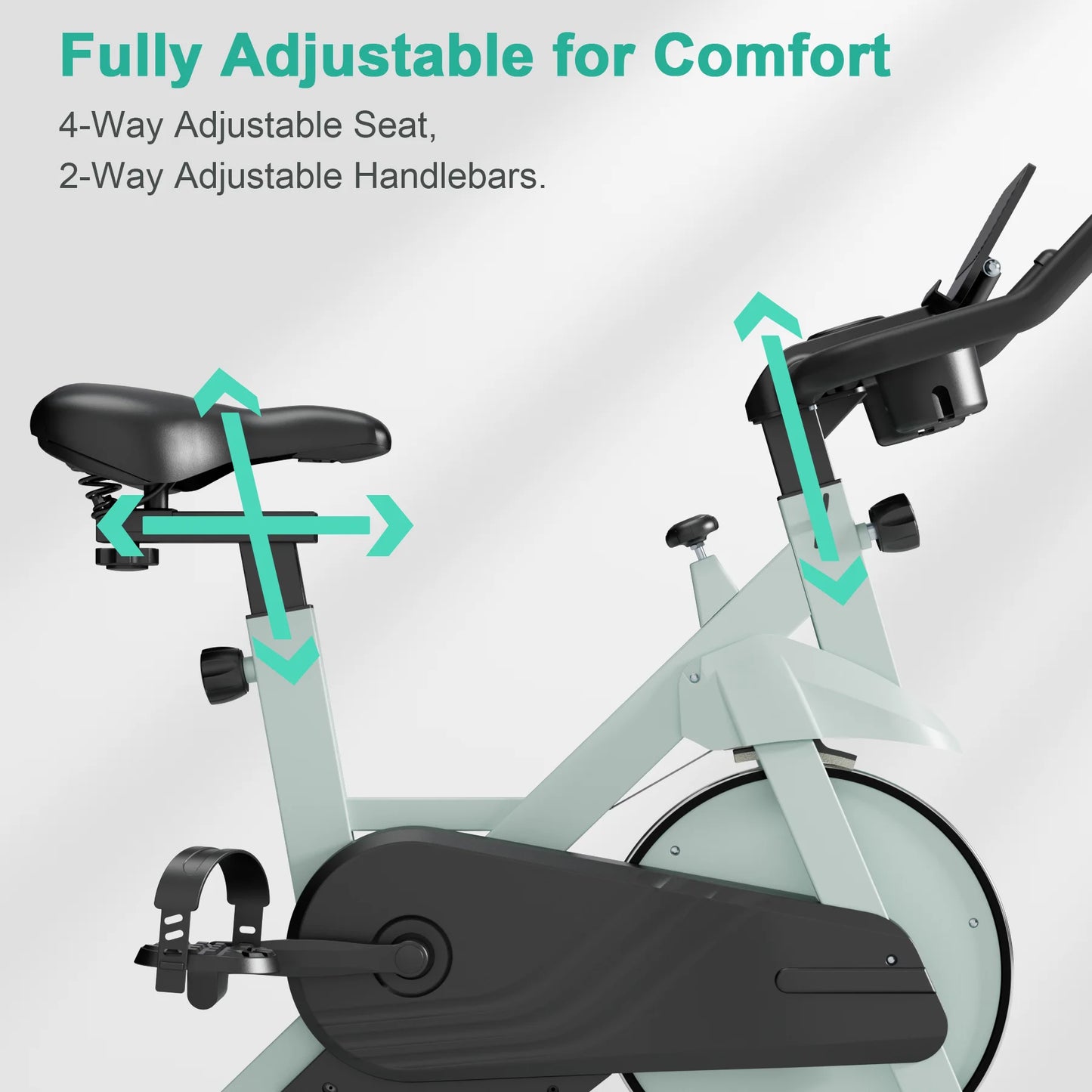 Superun Exercise Bike 32 Level Magnetic Resistance For Home Gym Low Noise