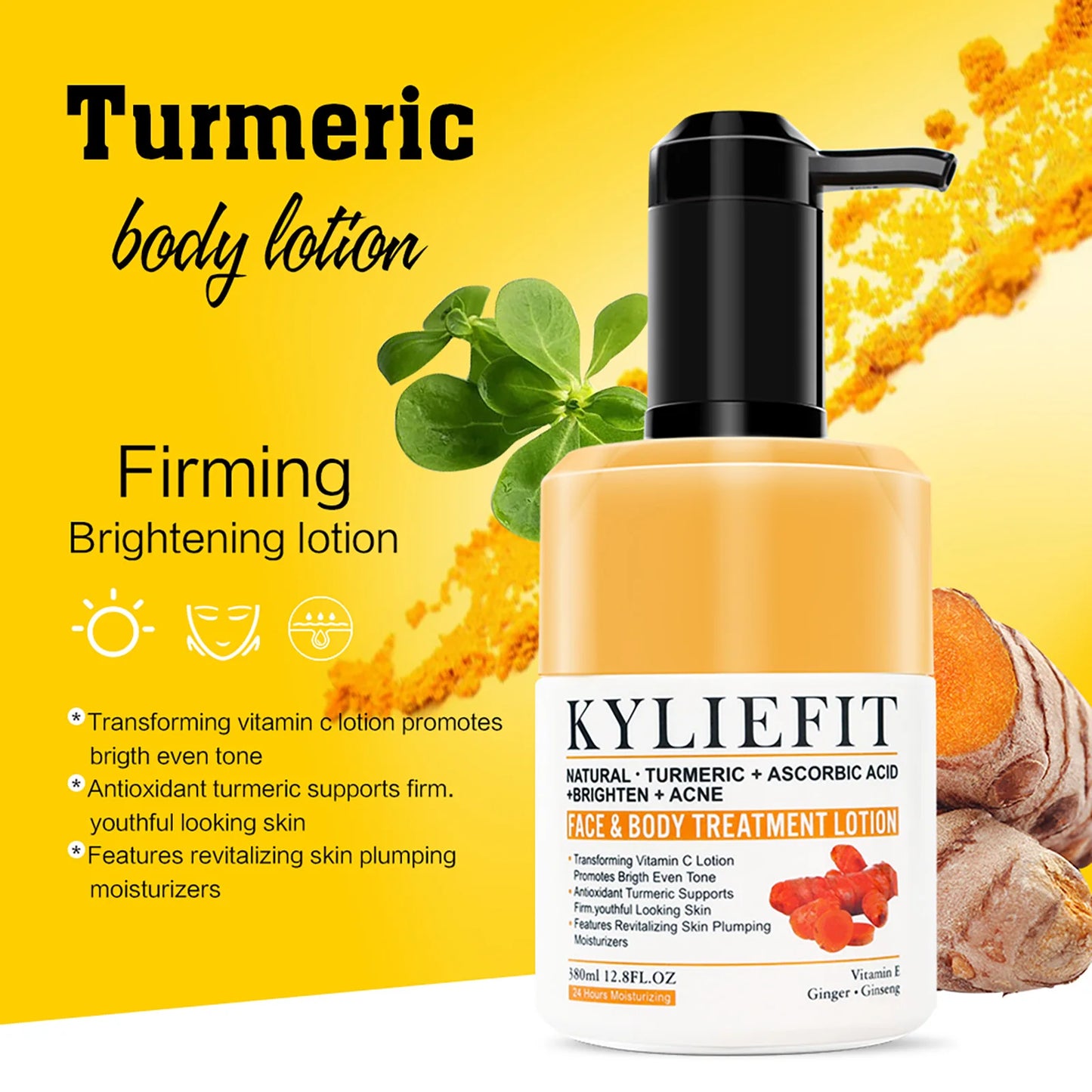 AILKE Organic Turmeric Skin Care Set Brightening Acne Treatment
