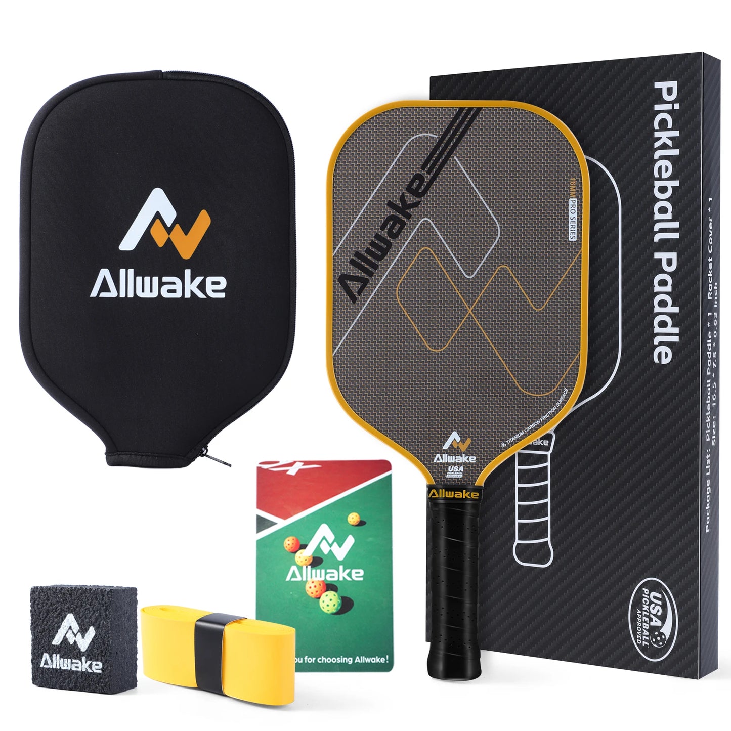 Allwake Carbon Fiber Pickleball Paddle