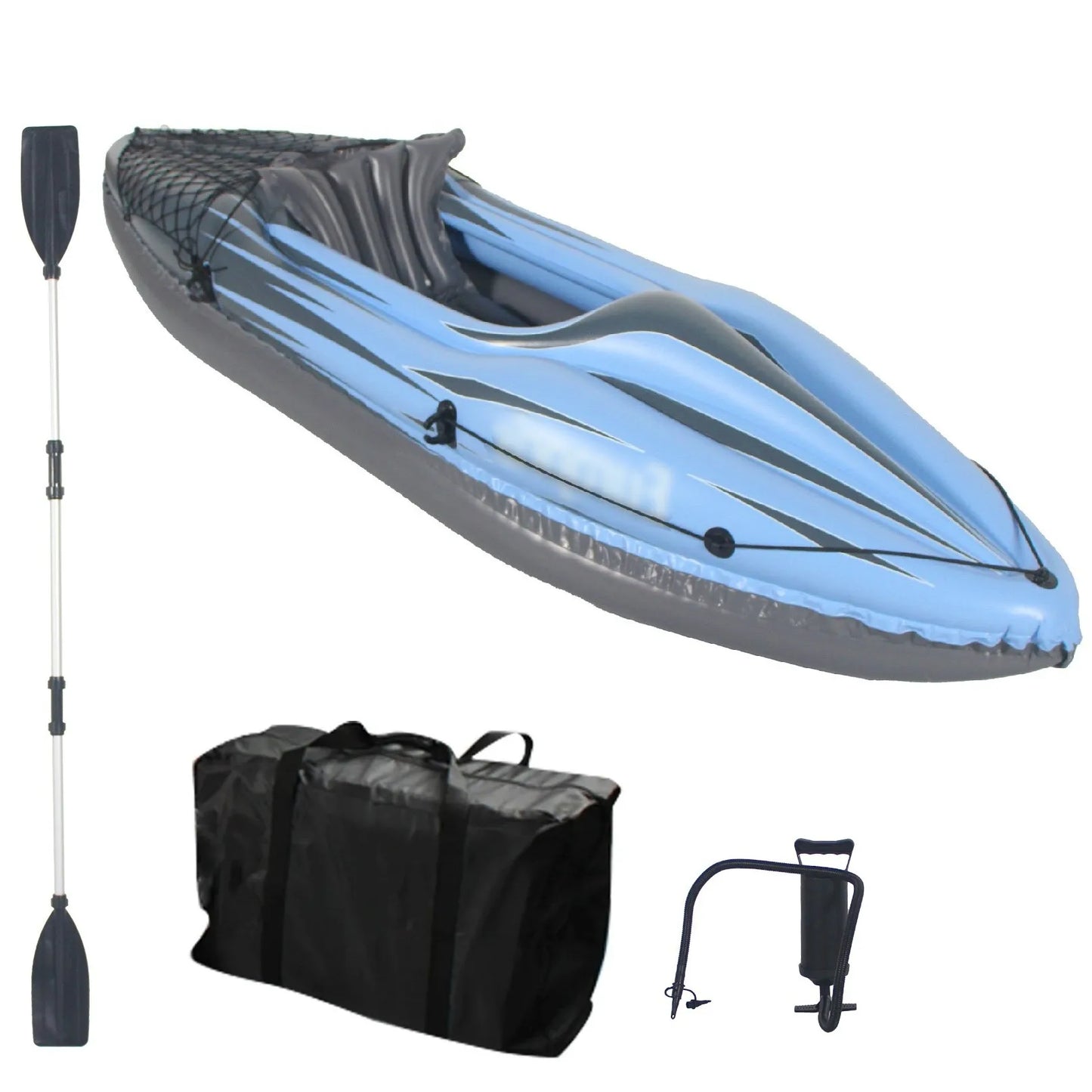 HHSJZWCY Inflatable One Person Kayak For Lakes And Rivers Fishing