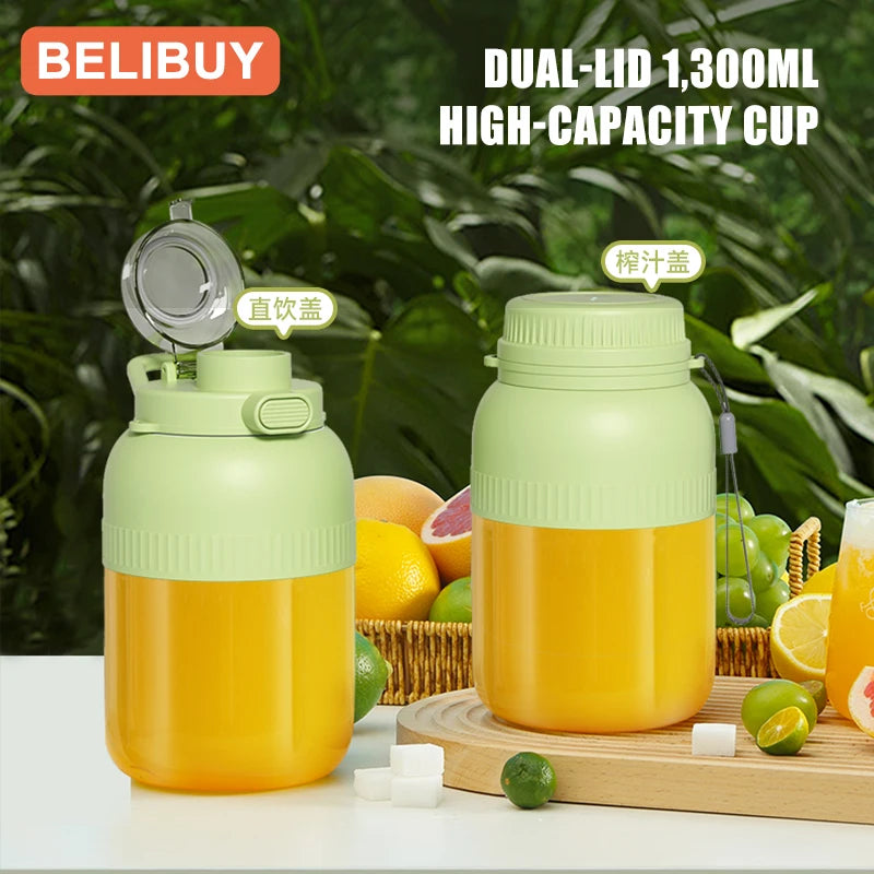 Portable USB Juicer Cup With 6 Blades Milkshake Blender