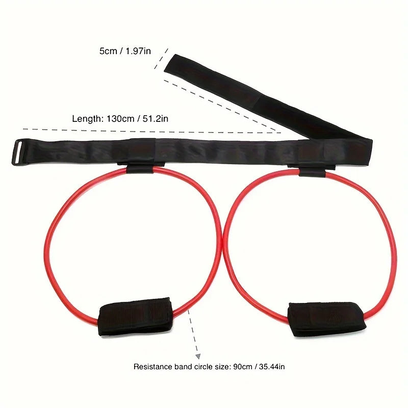 Yoga Leg Slimming Elastic Traction Belt For Hip Fitness And Butt Lifting
