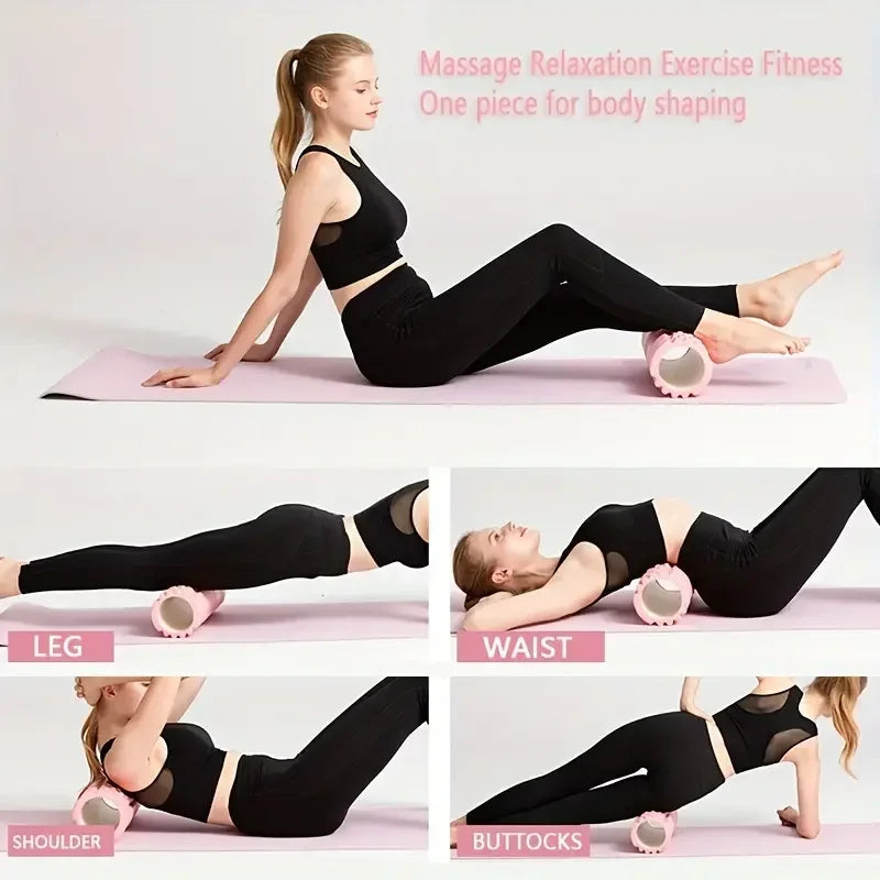 Foam Massage Roller Portable Yoga Column For Muscle Massage And Rehabilitation