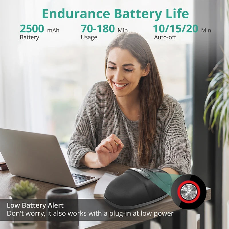 Wireless Electric Hand Massager With Air Compression Palm Acupoint Massage