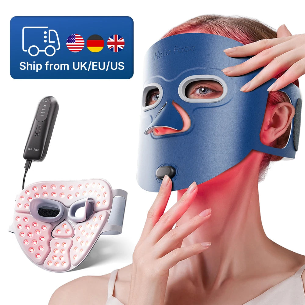 Hello Face LED Mask M500S Infrared Red Light Acne Treatment
