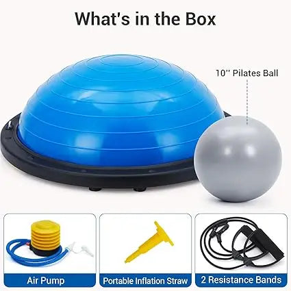 Half Exercise Ball Trainer With Non Slip Base For Fitness