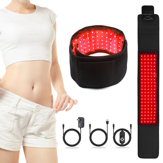 Red Light Therapy Belt 660nm 850nm Near Infrared For Body Muscle Circulation