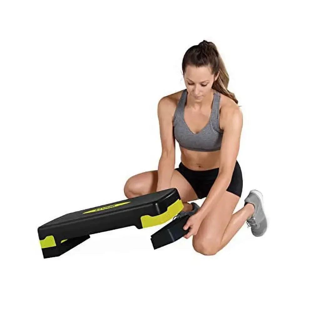 Aerobic Stepper Platform With Adjustable Height For Full Body Cardio