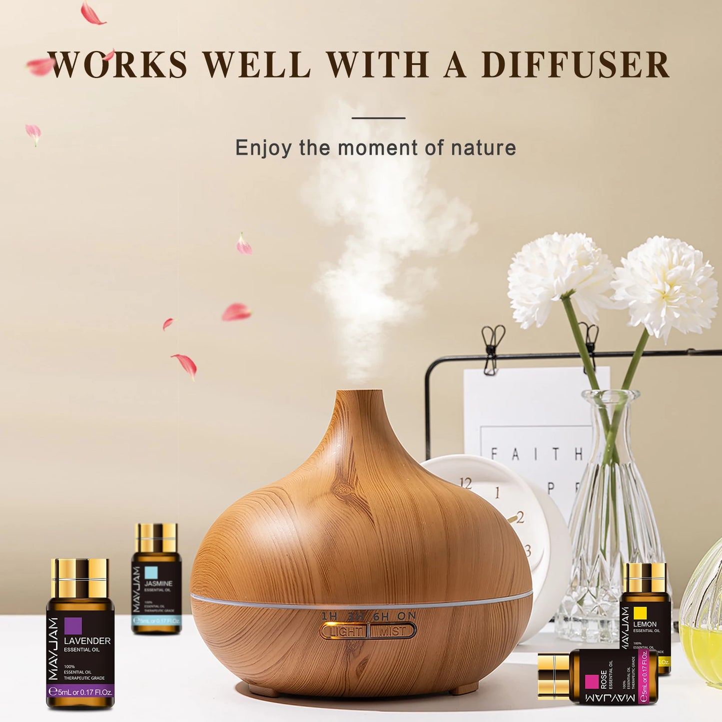 MAYJAM 35 Piece Set Essential Oils for Humidifier Diffuser Air Fresheners