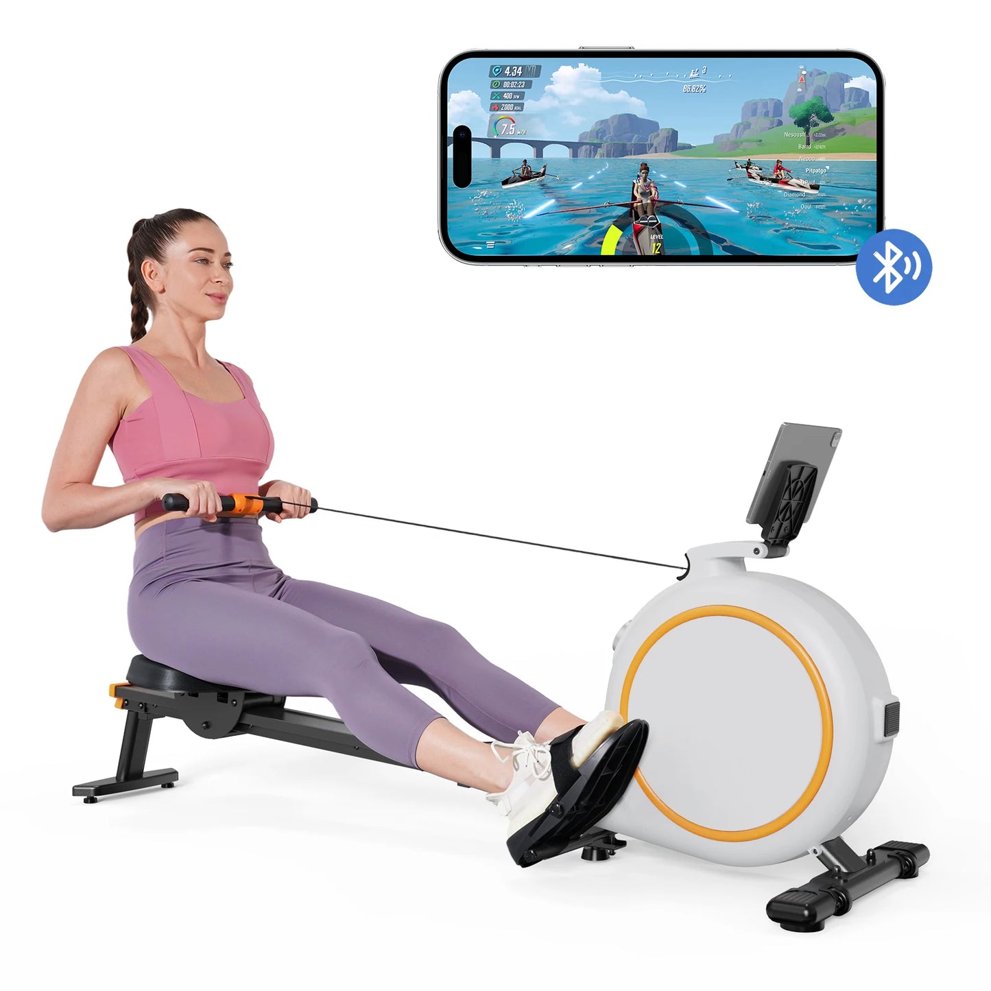 Home Rowing Machine With 32-Level Resistance And 300lb Capacity