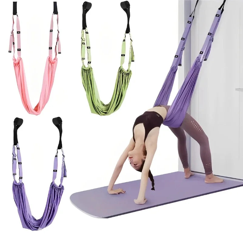 Adjustable Aerial Yoga Strap for Stretching and Flexibility Training