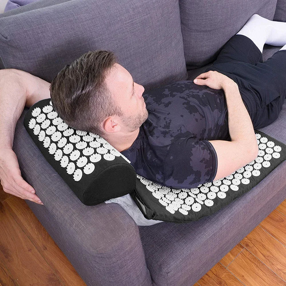 Acupressure Massager Cushion Pillow For Back Pain Relief And Yoga Relaxation