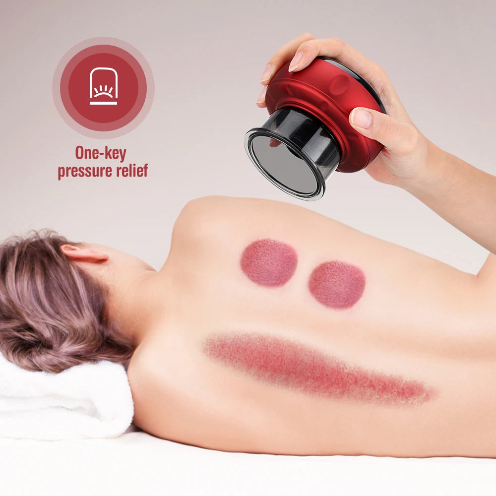 PastSky Electric Heating Vacuum Cupping Massage Device for Health