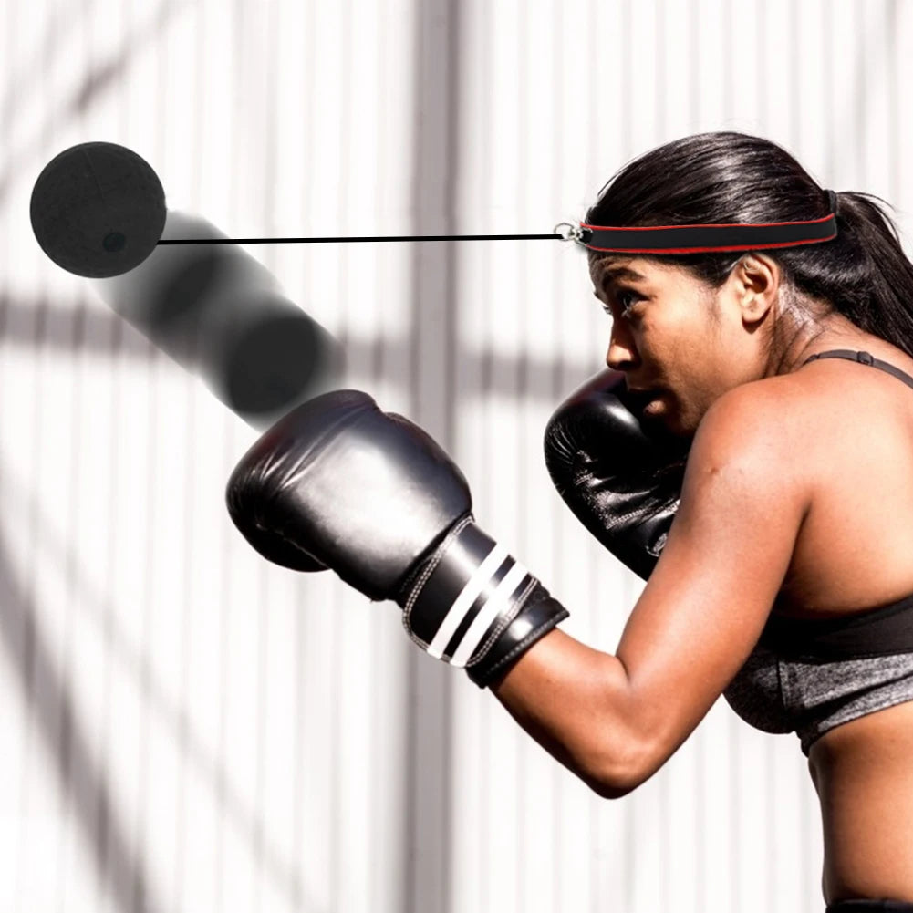 Head Mounted Reflex Boxing Ball for Focus Speed and Coordination