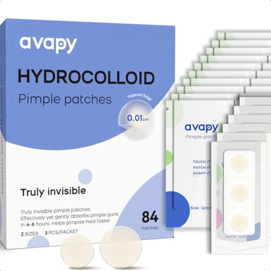 Hydrocolloid Pimple Patches For Face Invisible Acne Zits Blemish Coverage