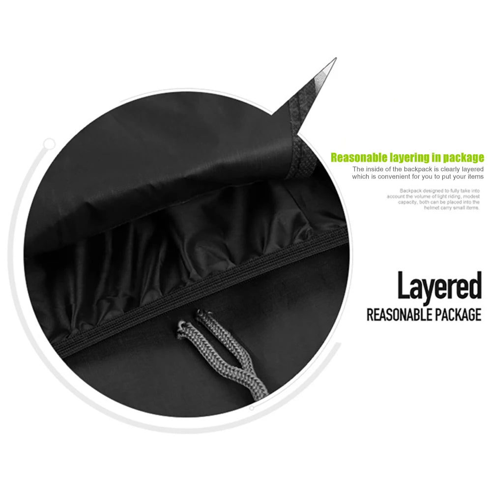 Shunmaii Unisex Reflective Outdoor Cycling Hydration Backpack