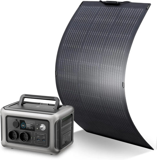 ALLPOWERS R600 299Wh LiFeP04 Power Station With 100W Solar Panel