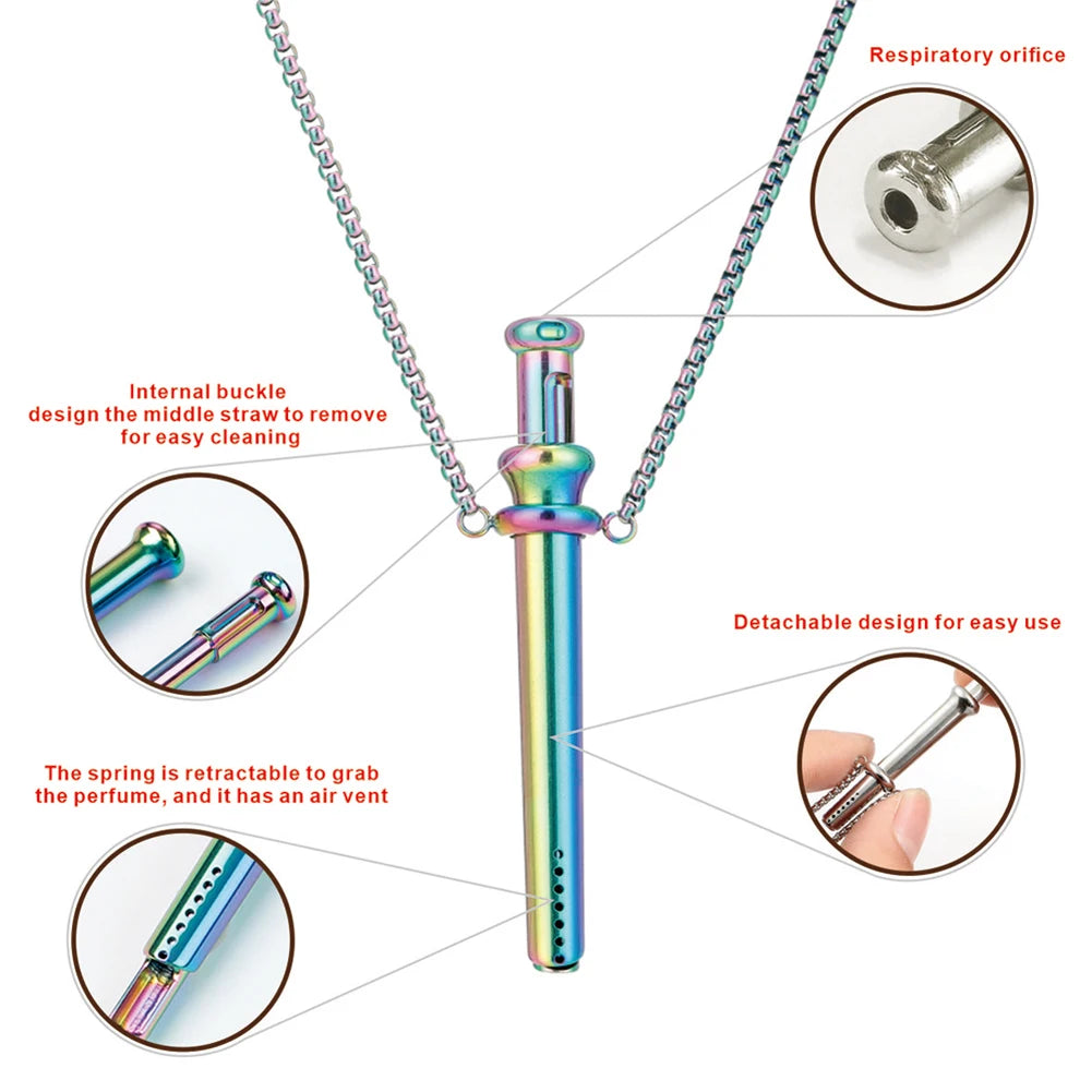 Breathing Resistance Whistle Necklace For Meditation And Anxiety Relief