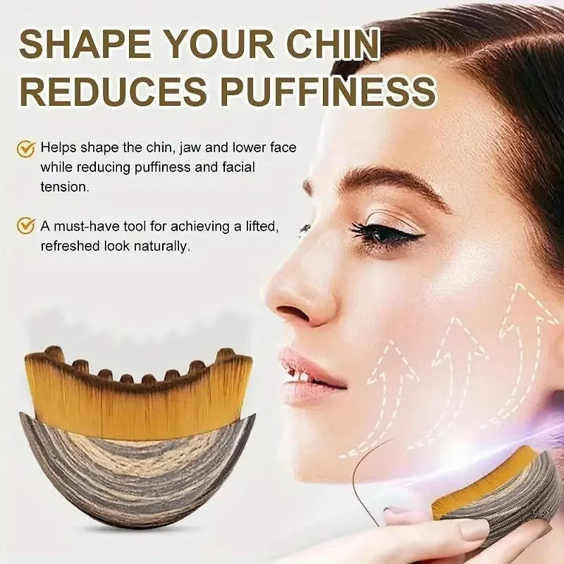 Lymphatic Contour Face Brush Ergonomic Drainage Massager LBHL31