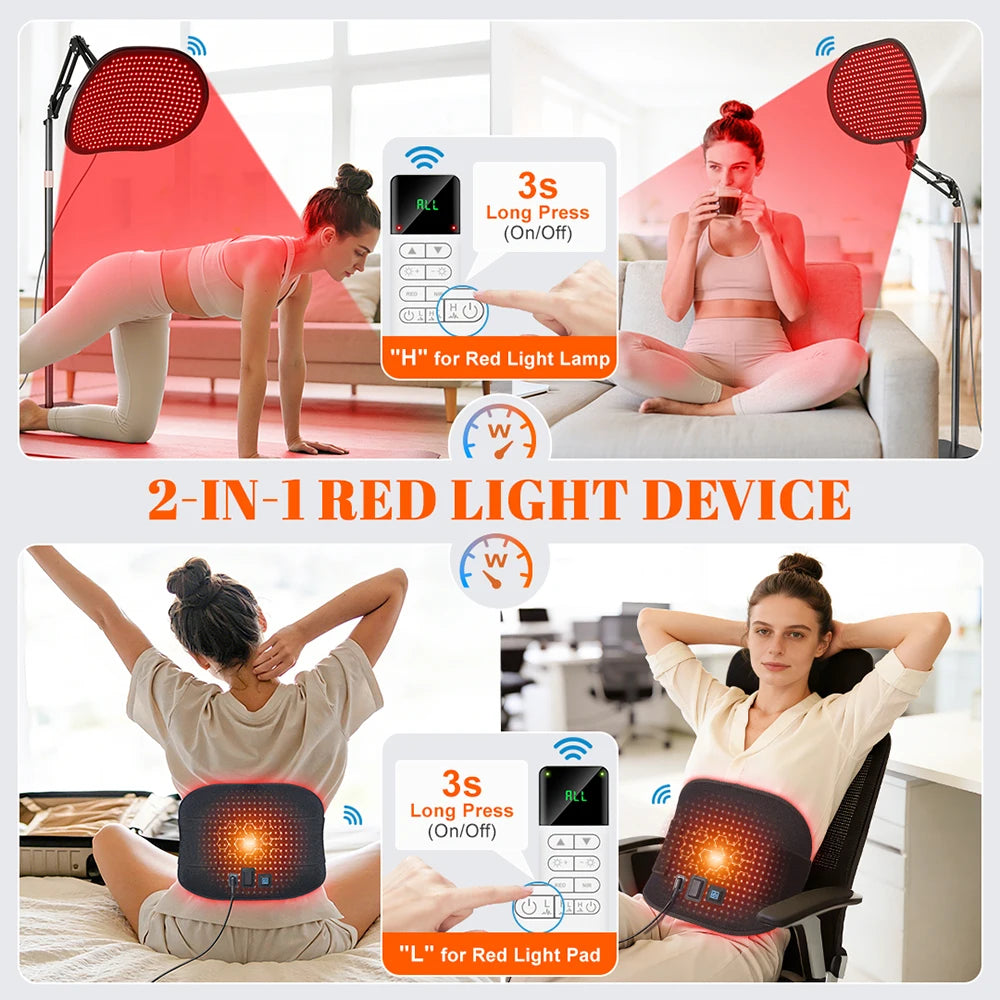 Astarexin Infrared Red Light Therapy Panel 660nm 850nm For Face
