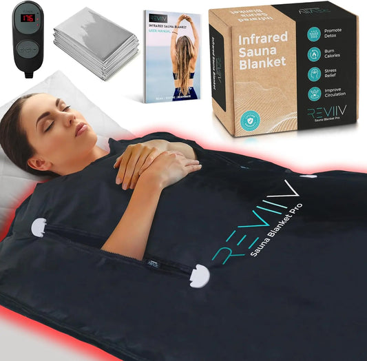 Portable Far Infrared Sauna Blanket Zipper Arm Holes For Detox