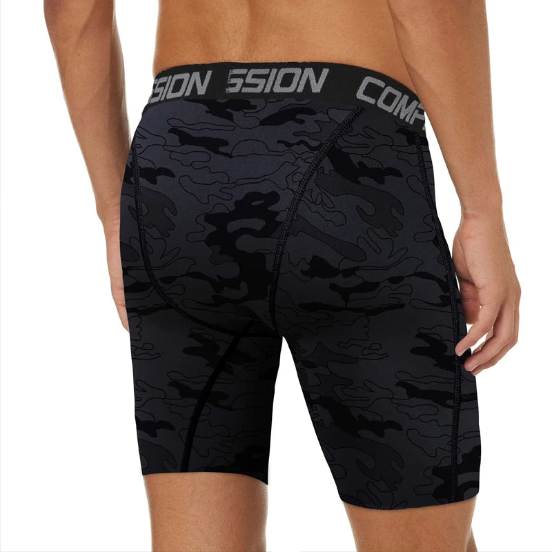 Jeephoo Men's Athletic Compression Shorts Lightweight Quick Dry Running Gear