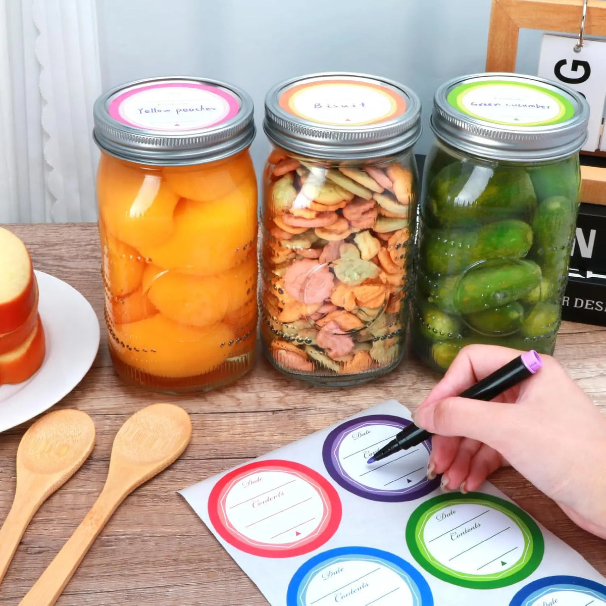 Premium Wide Mouth Mason Jars With Lids For Home Canning
